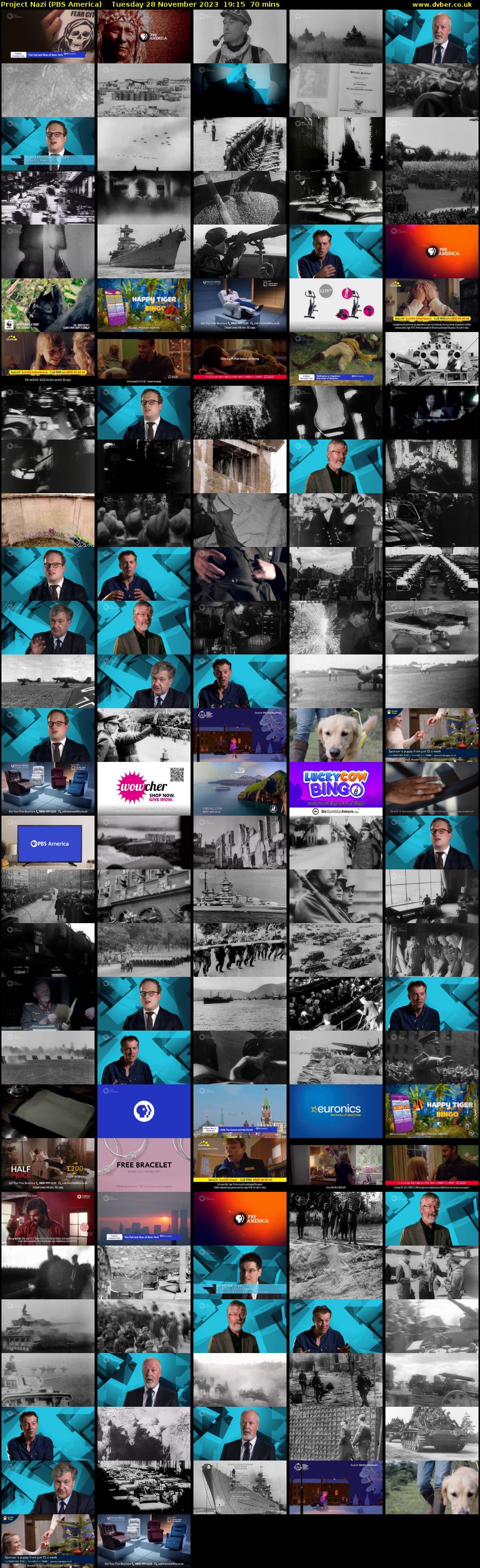 Project Nazi (PBS America) Tuesday 28 November 2023 19:15 - 20:25