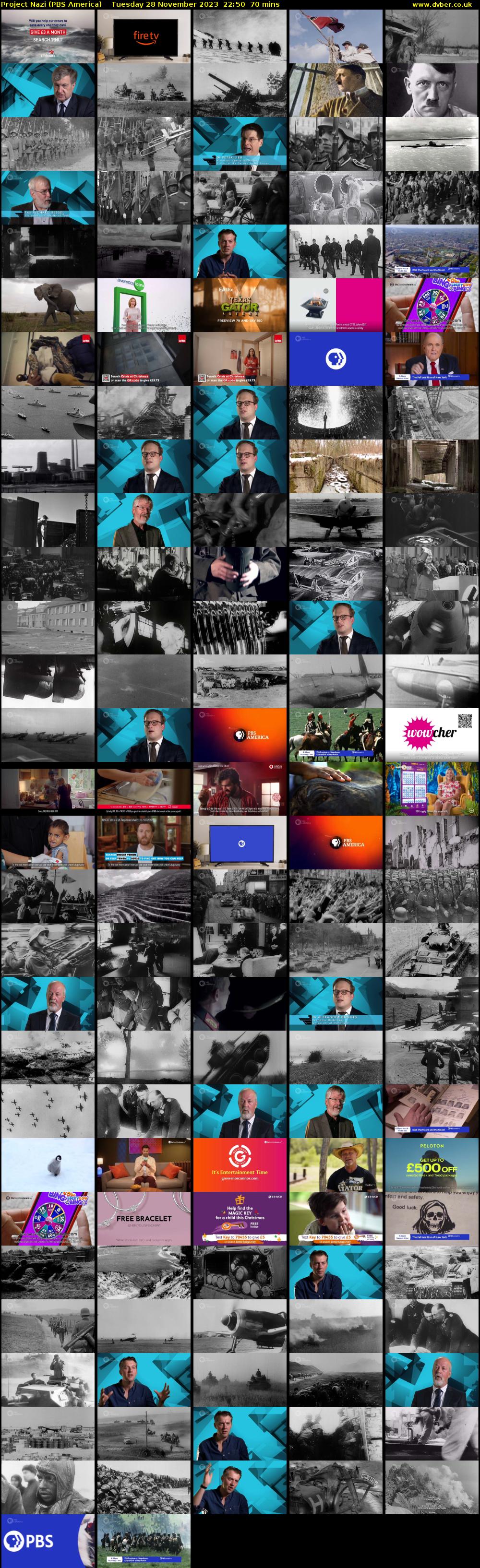 Project Nazi (PBS America) Tuesday 28 November 2023 22:50 - 00:00
