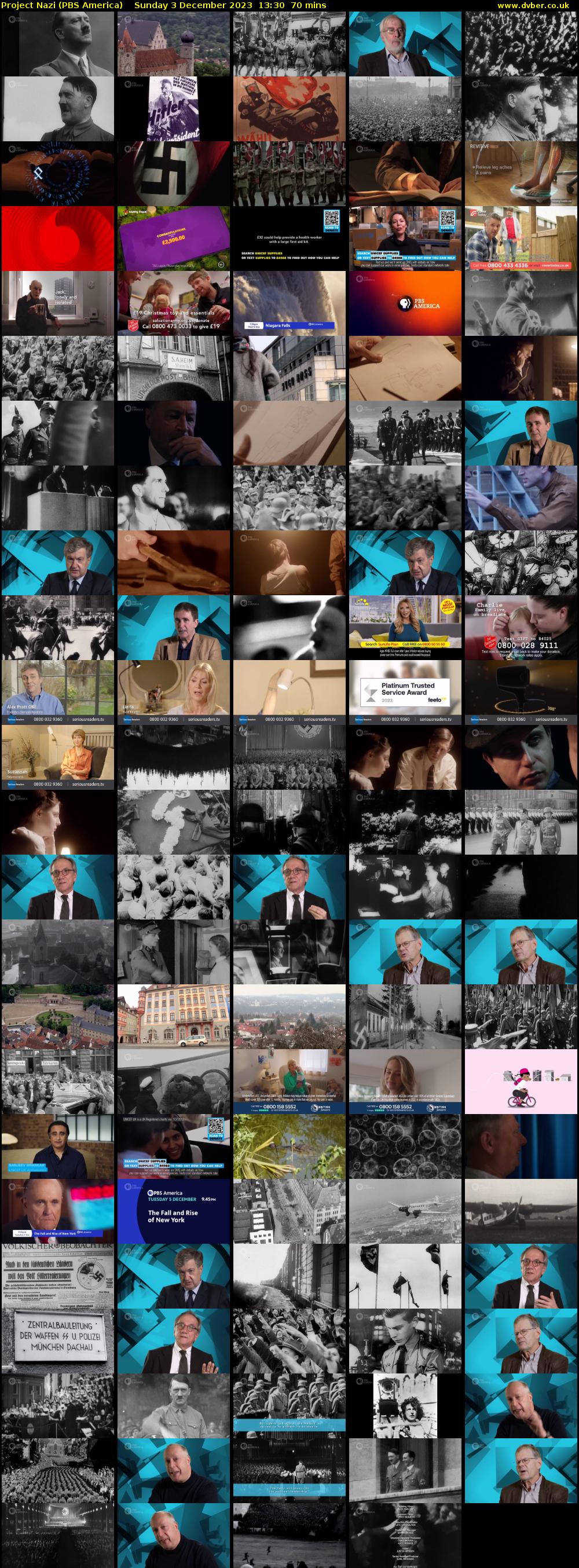 Project Nazi (PBS America) Sunday 3 December 2023 13:30 - 14:40