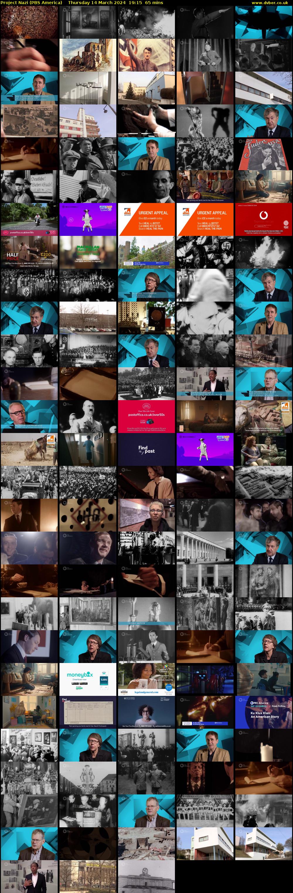 Project Nazi (PBS America) Thursday 14 March 2024 19:15 - 20:20