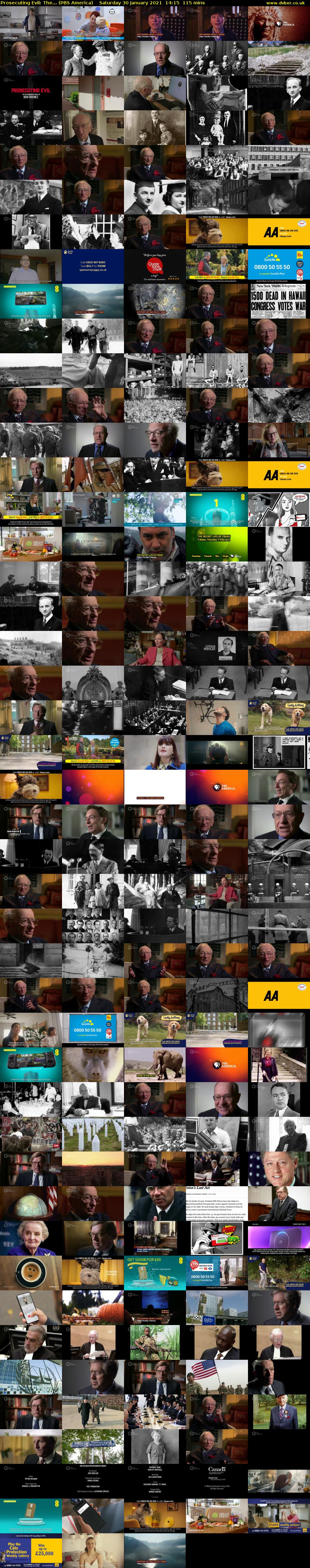 Prosecuting Evil: The... (PBS America) Saturday 30 January 2021 14:15 - 16:10