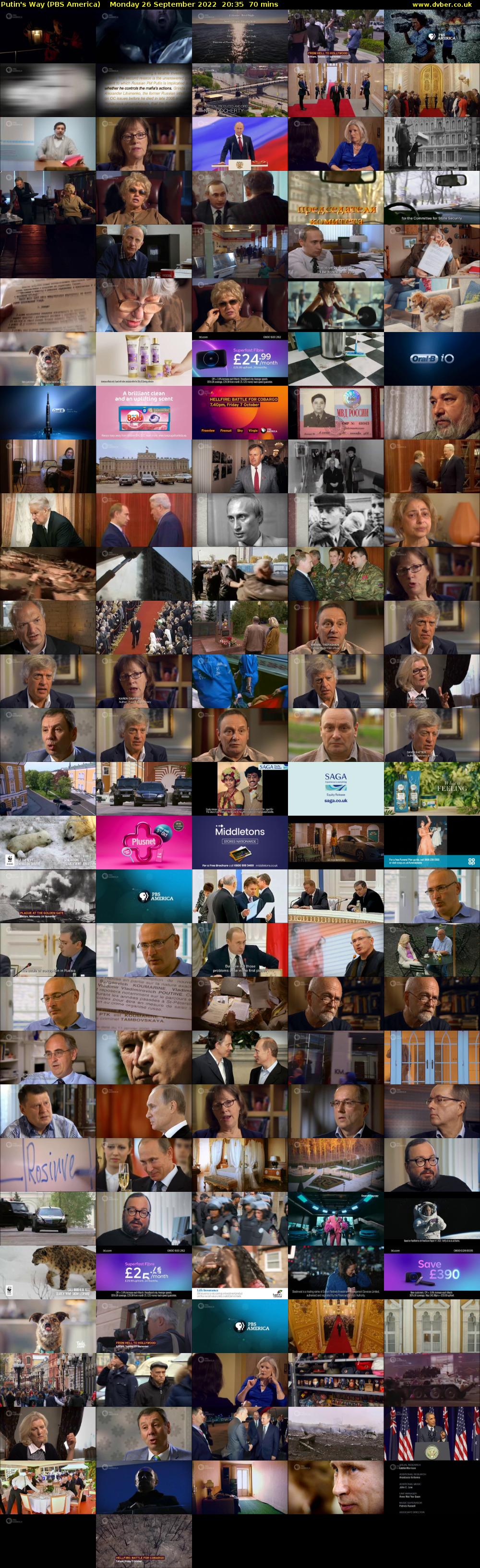 Putin's Way (PBS America) Monday 26 September 2022 20:35 - 21:45