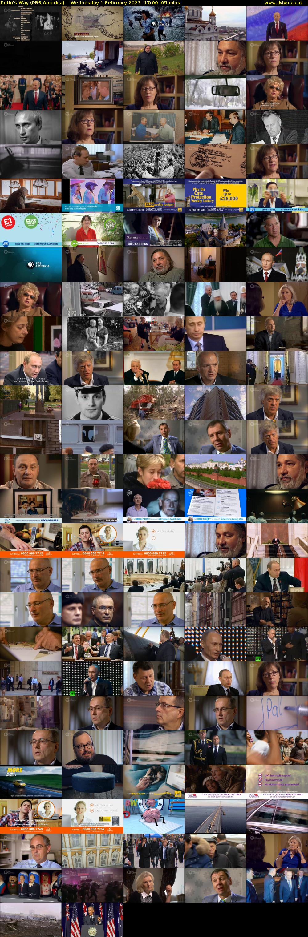 Putin's Way (PBS America) Wednesday 1 February 2023 17:00 - 18:05