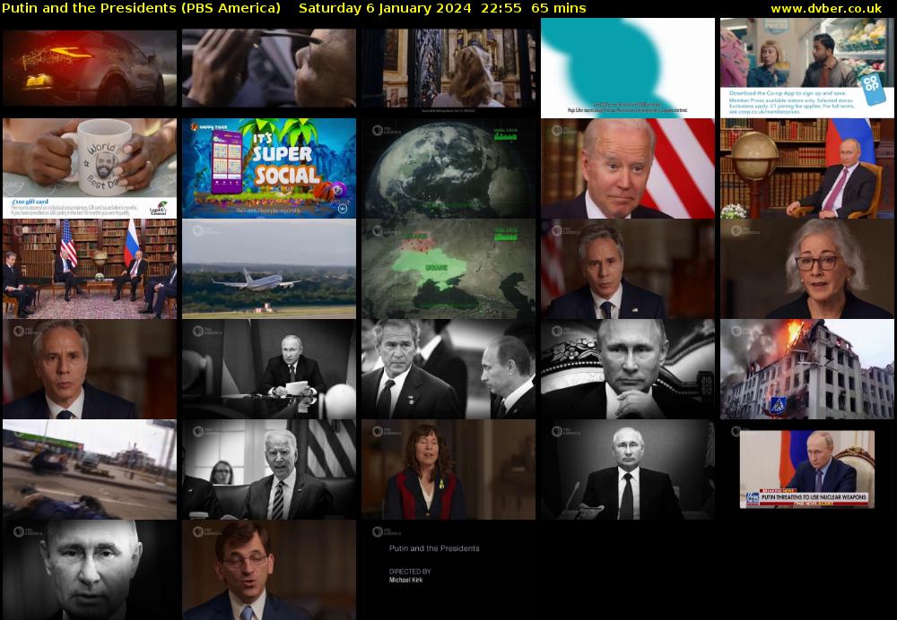 Putin and the Presidents (PBS America) Saturday 6 January 2024 22:55 - 00:00