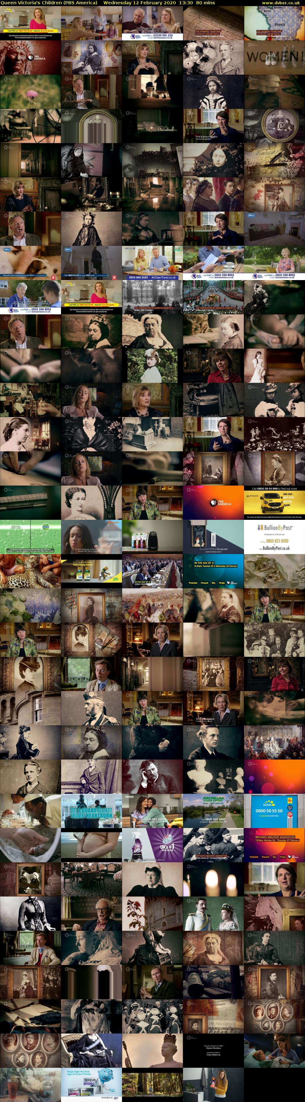 Queen Victoria's Children (PBS America) Wednesday 12 February 2020 13:30 - 14:50