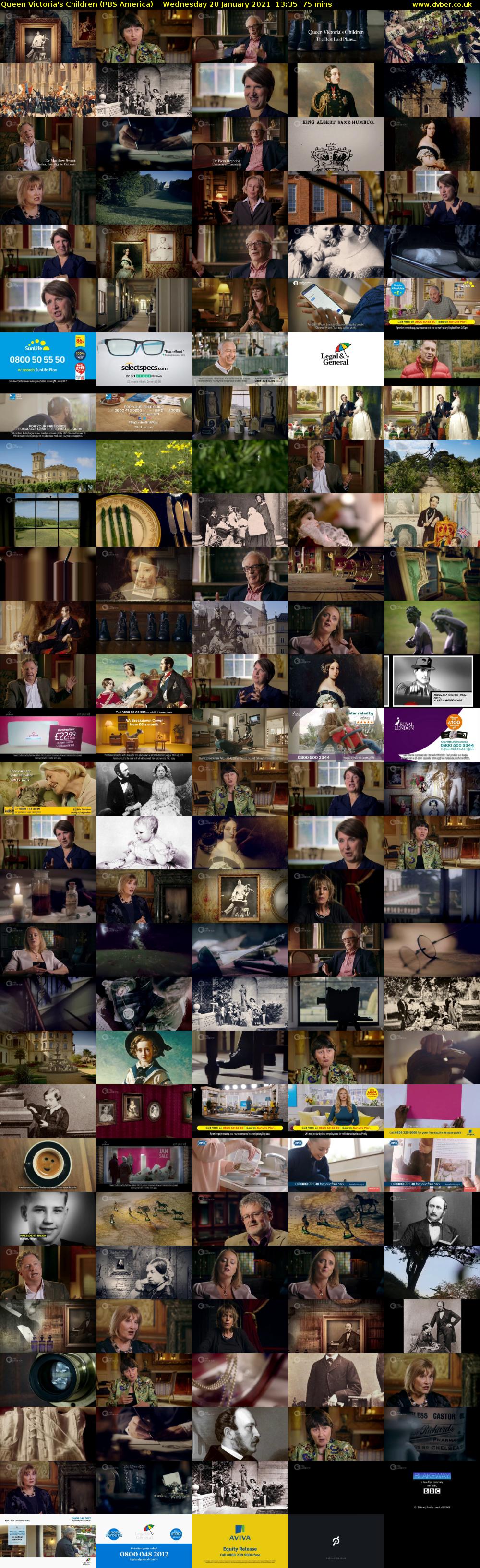 Queen Victoria's Children (PBS America) Wednesday 20 January 2021 13:35 - 14:50