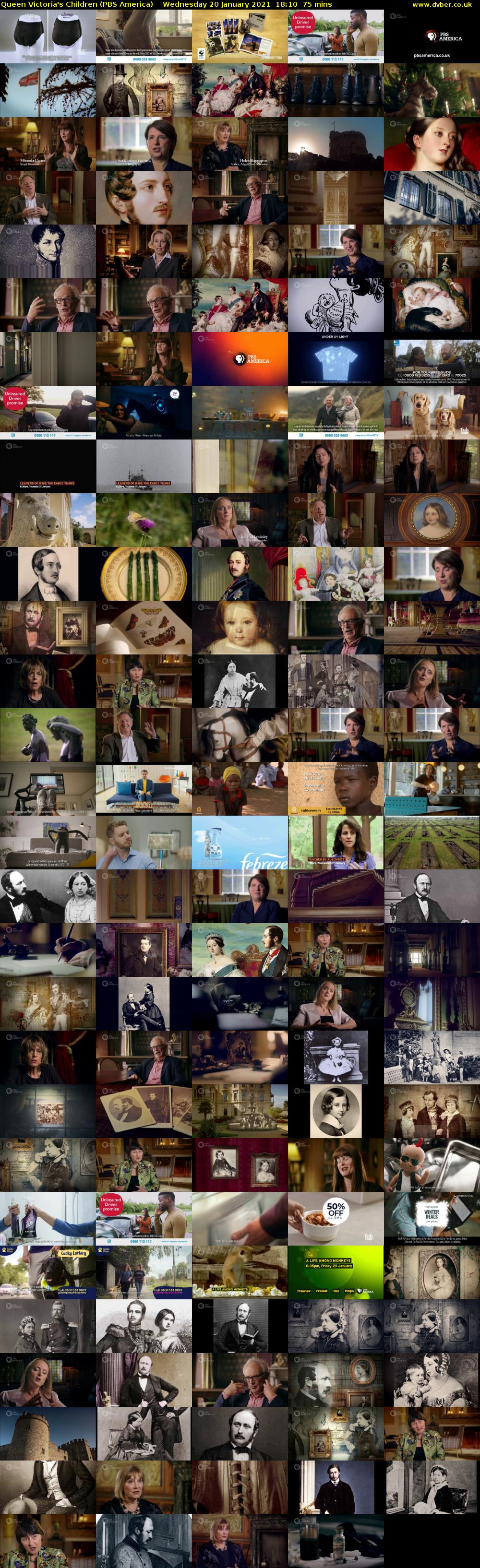 Queen Victoria's Children (PBS America) Wednesday 20 January 2021 18:10 - 19:25