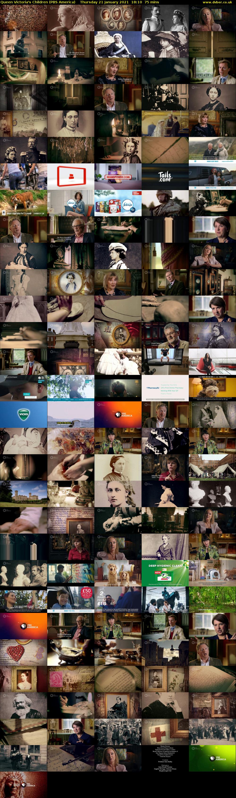 Queen Victoria's Children (PBS America) Thursday 21 January 2021 18:10 - 19:25