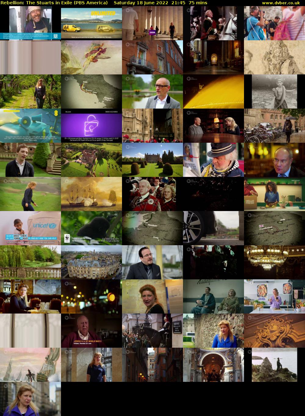 Rebellion: The Stuarts in Exile (PBS America) Saturday 18 June 2022 21:45 - 23:00