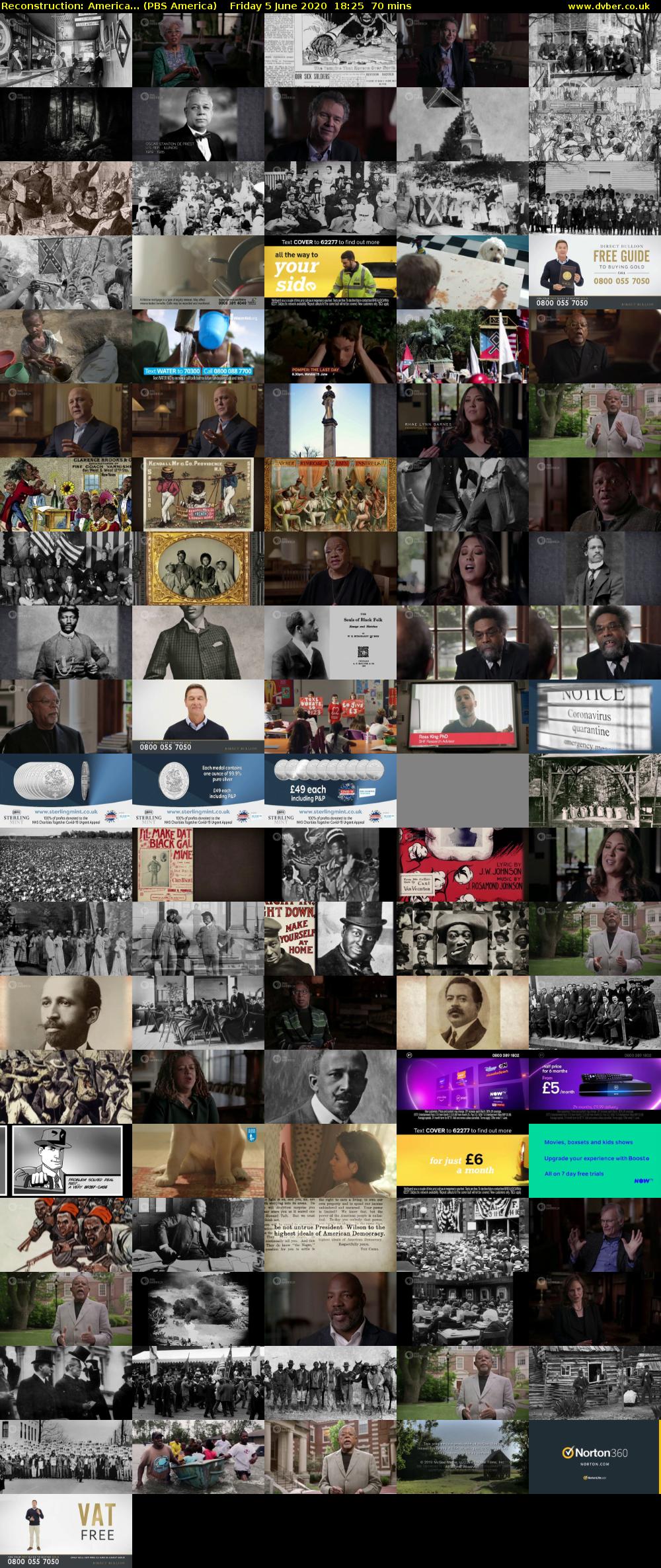 Reconstruction: America... (PBS America) Friday 5 June 2020 18:25 - 19:35