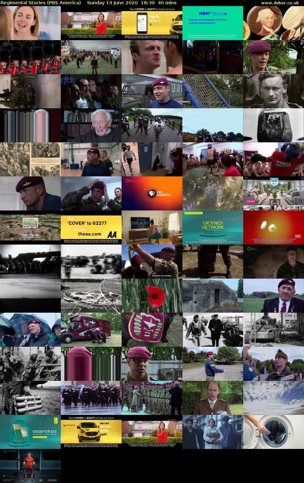 Regimental Stories (PBS America) Sunday 14 June 2020 18:30 - 19:10