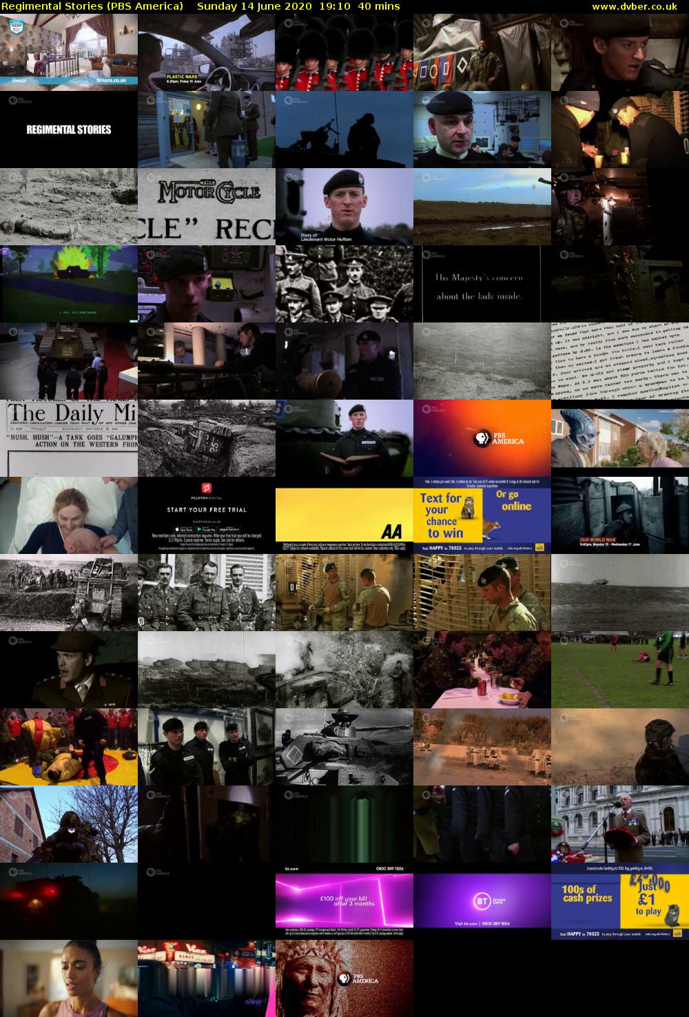 Regimental Stories (PBS America) Sunday 14 June 2020 19:10 - 19:50