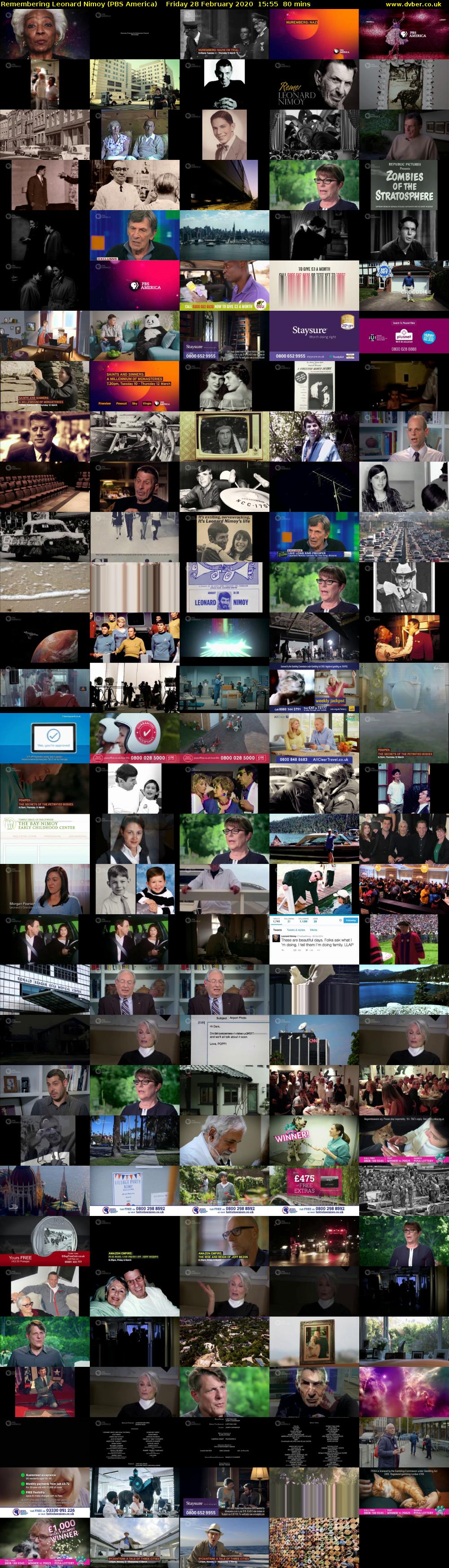 Remembering Leonard Nimoy (PBS America) Friday 28 February 2020 15:55 - 17:15
