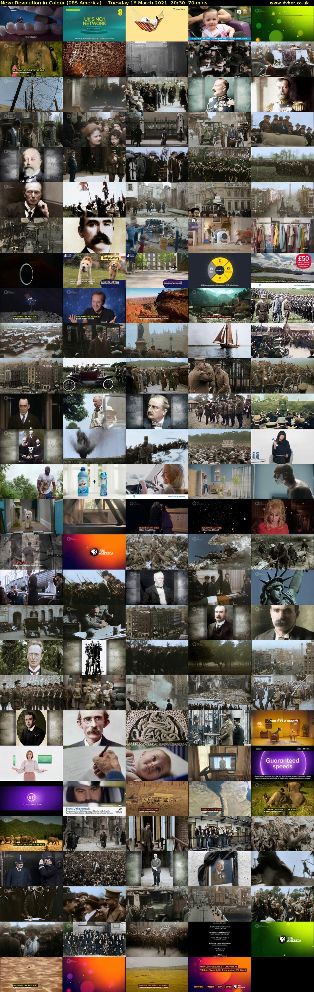 Revolution in Colour (PBS America) Tuesday 16 March 2021 20:30 - 21:40