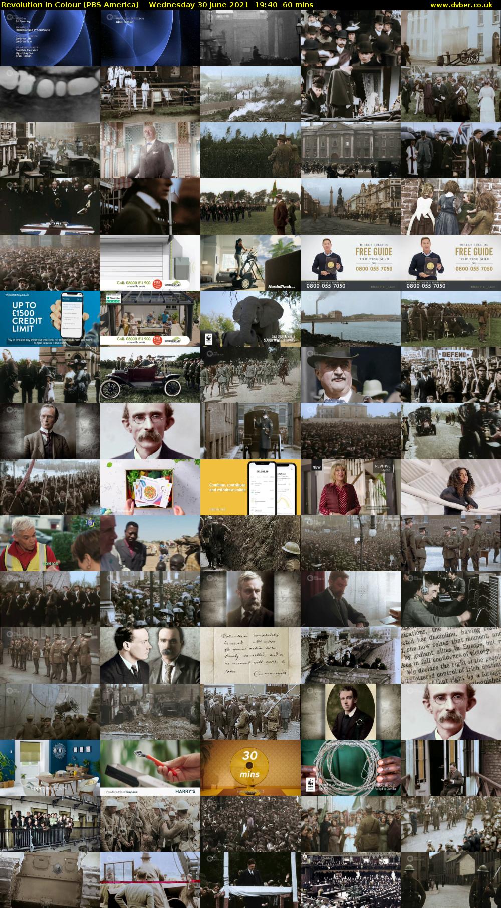 Revolution in Colour (PBS America) Wednesday 30 June 2021 19:40 - 20:40