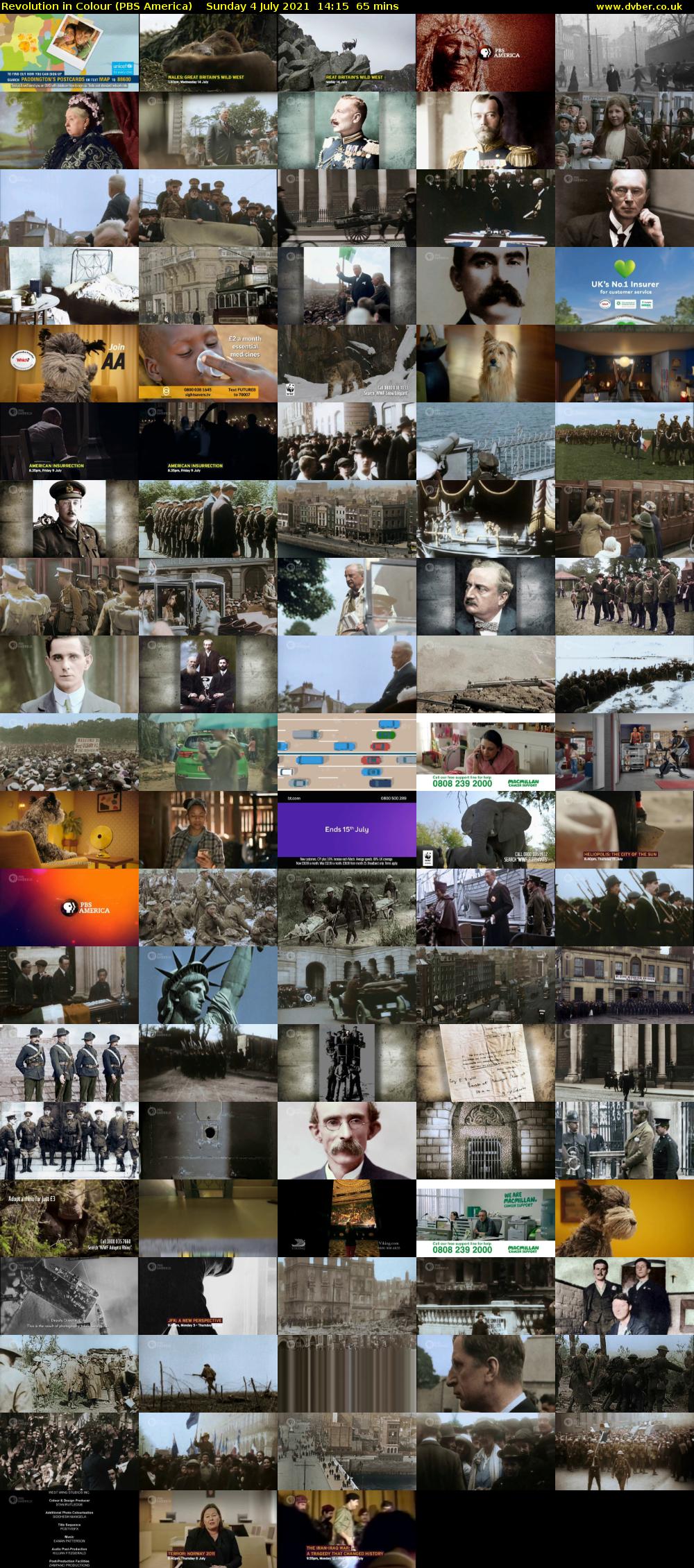 Revolution in Colour (PBS America) Sunday 4 July 2021 14:15 - 15:20