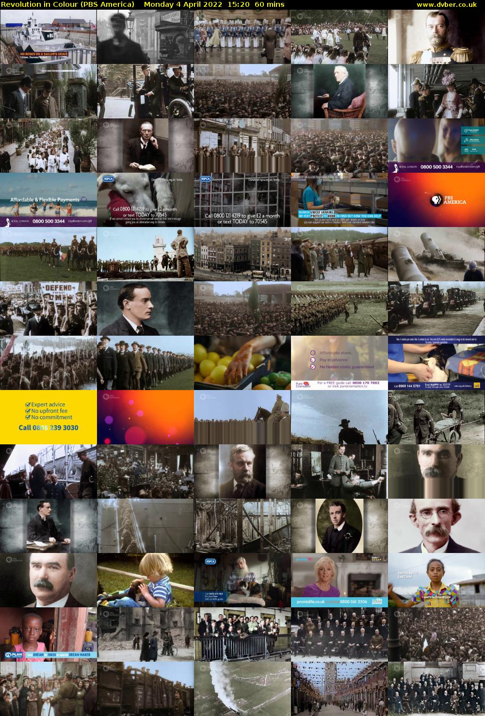 Revolution in Colour (PBS America) Monday 4 April 2022 15:20 - 16:20