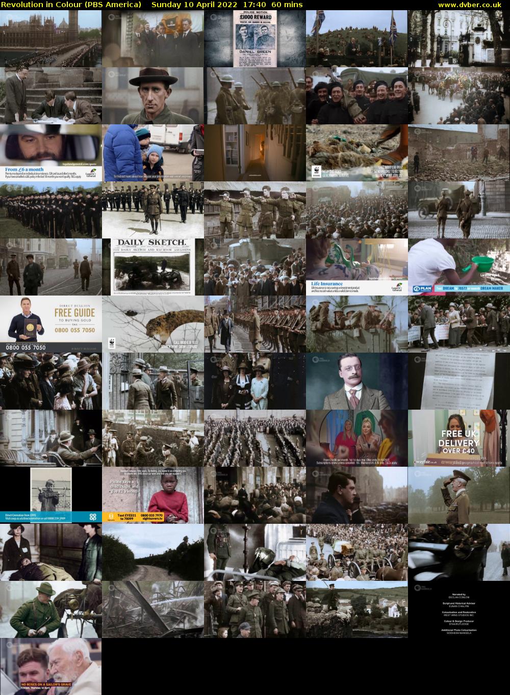 Revolution in Colour (PBS America) Sunday 10 April 2022 17:40 - 18:40