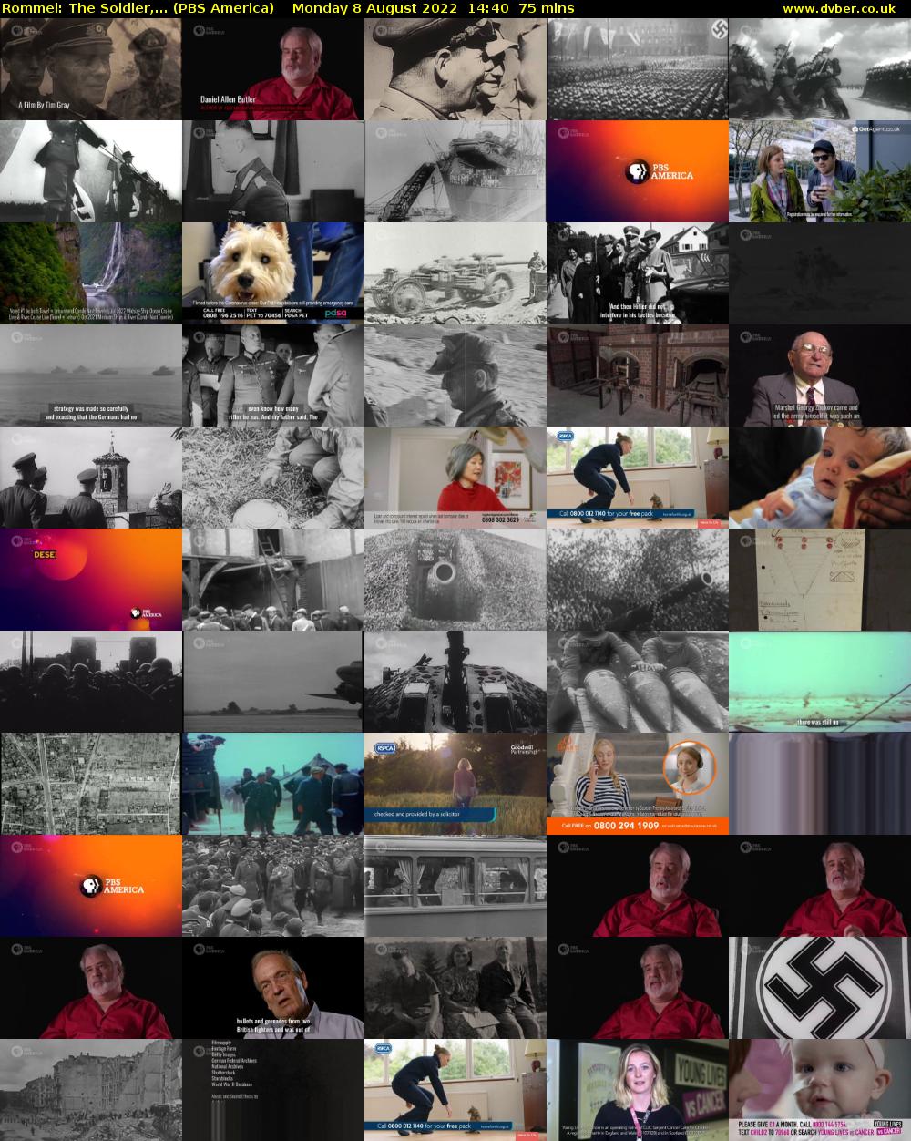 Rommel: the Soldier,... (PBS America) Monday 8 August 2022 14:40 - 15:55