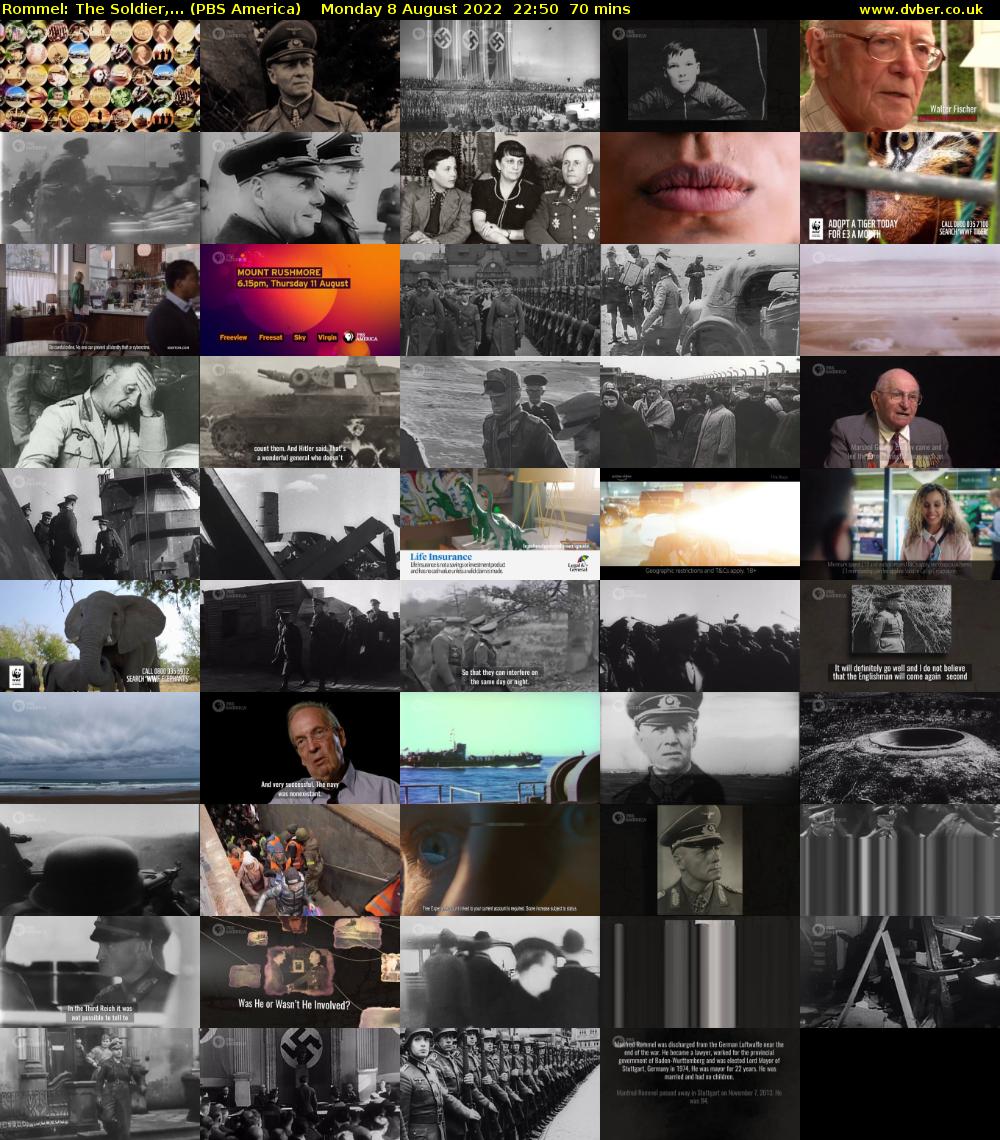 Rommel: the Soldier,... (PBS America) Monday 8 August 2022 22:50 - 00:00
