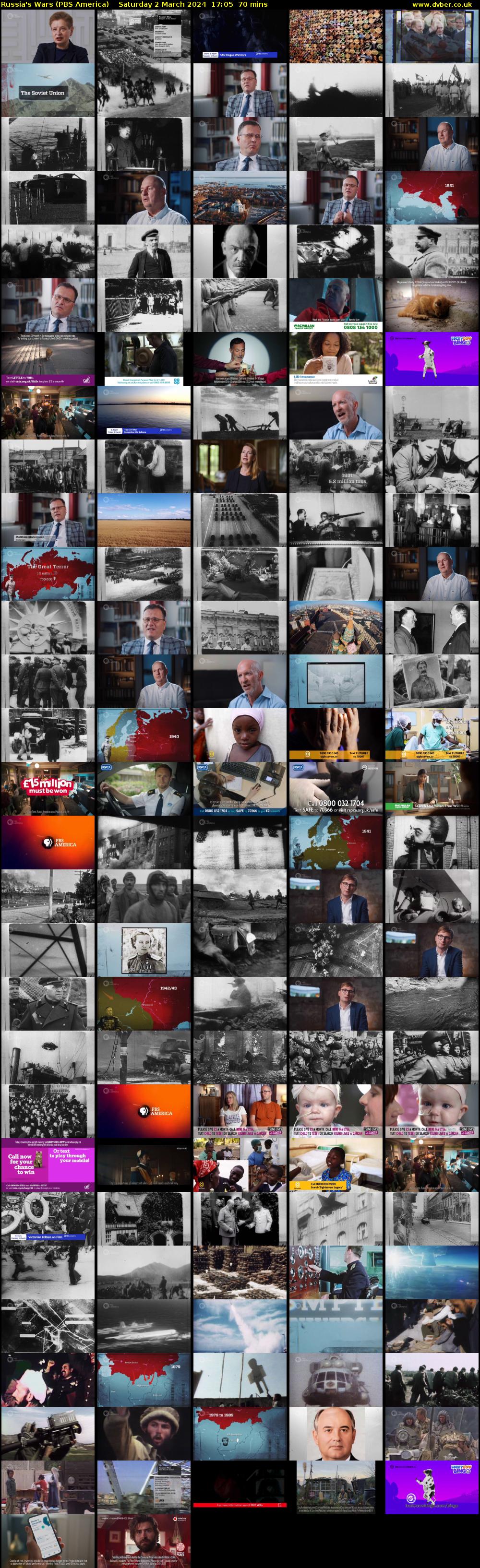 Russia's Wars (PBS America) Saturday 2 March 2024 17:05 - 18:15