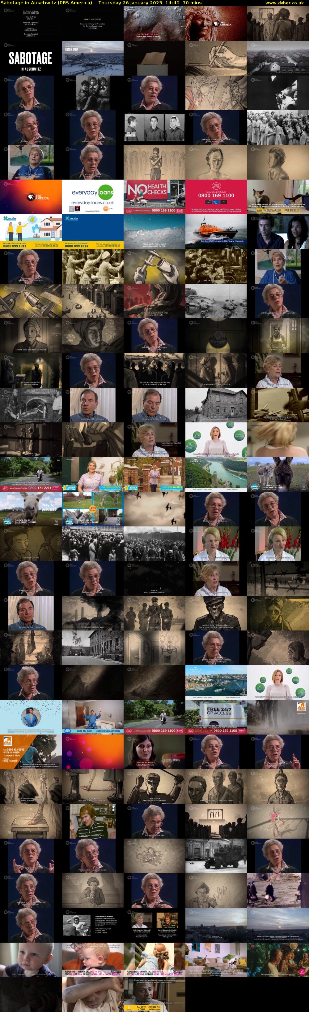 Sabotage in Auschwitz (PBS America) Thursday 26 January 2023 14:40 - 15:50