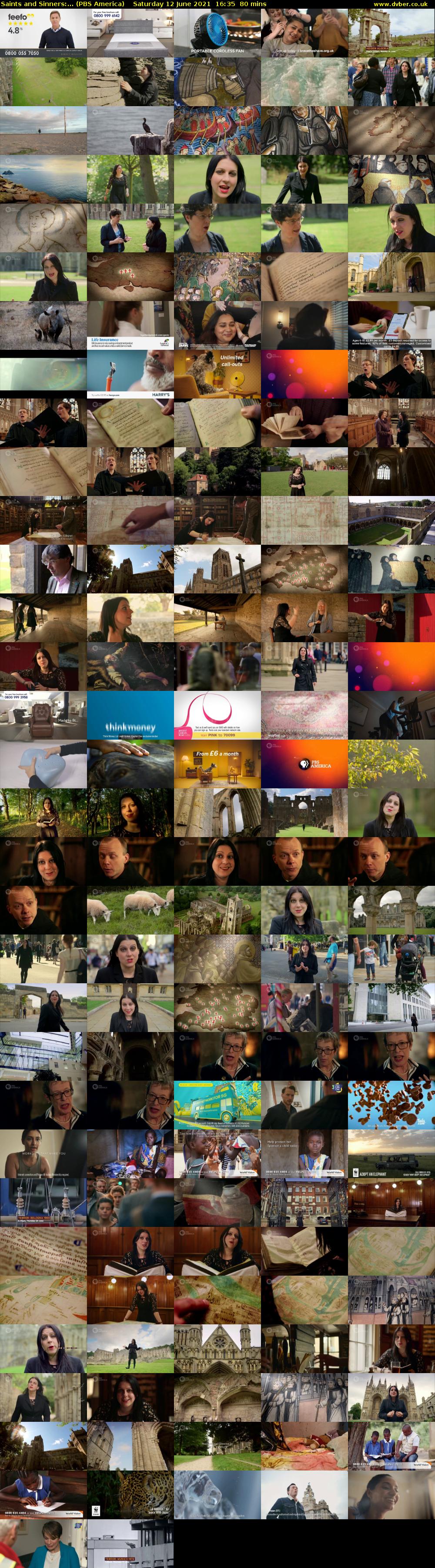 Saints and Sinners:... (PBS America) Saturday 12 June 2021 16:35 - 17:55