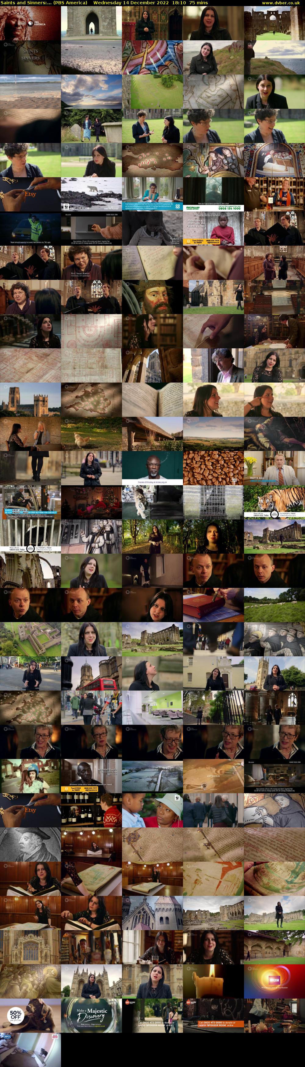 Saints and Sinners:... (PBS America) Wednesday 14 December 2022 18:10 - 19:25