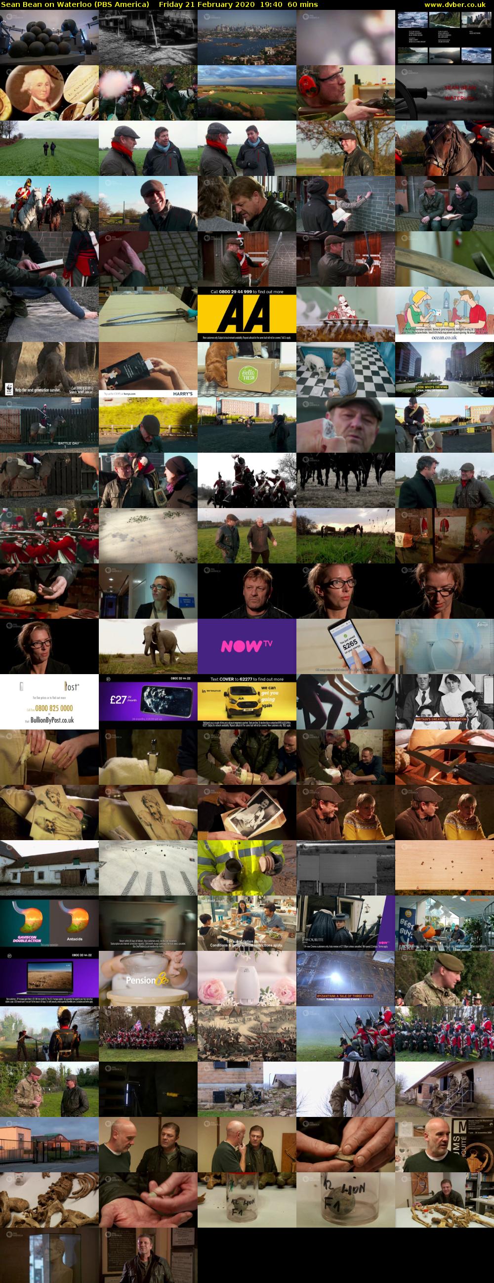 Sean Bean on Waterloo (PBS America) Friday 21 February 2020 19:40 - 20:40