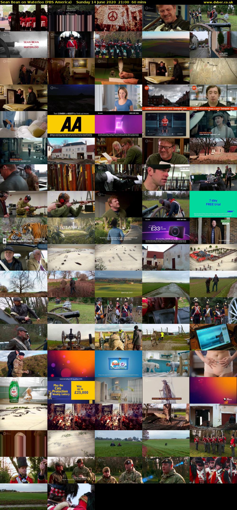 Sean Bean on Waterloo (PBS America) Sunday 14 June 2020 21:00 - 22:00