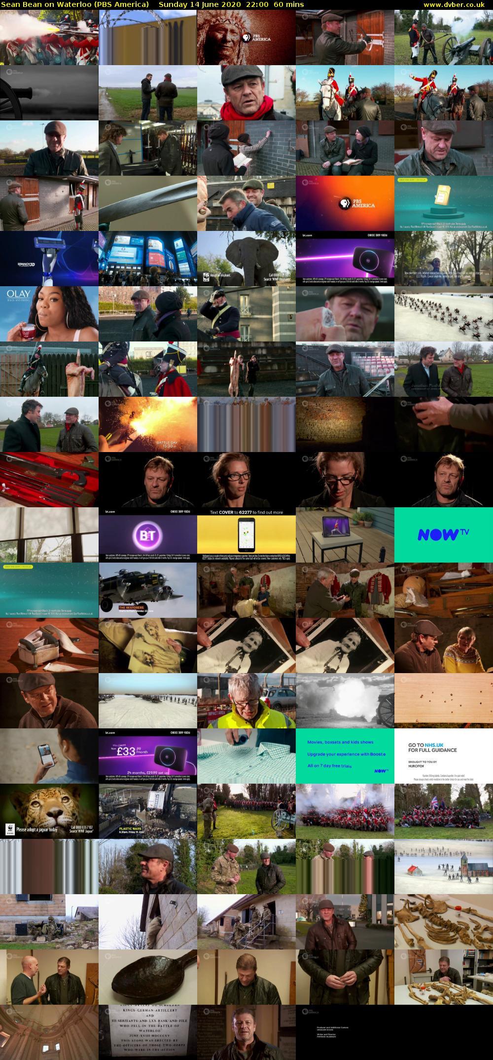 Sean Bean on Waterloo (PBS America) Sunday 14 June 2020 22:00 - 23:00