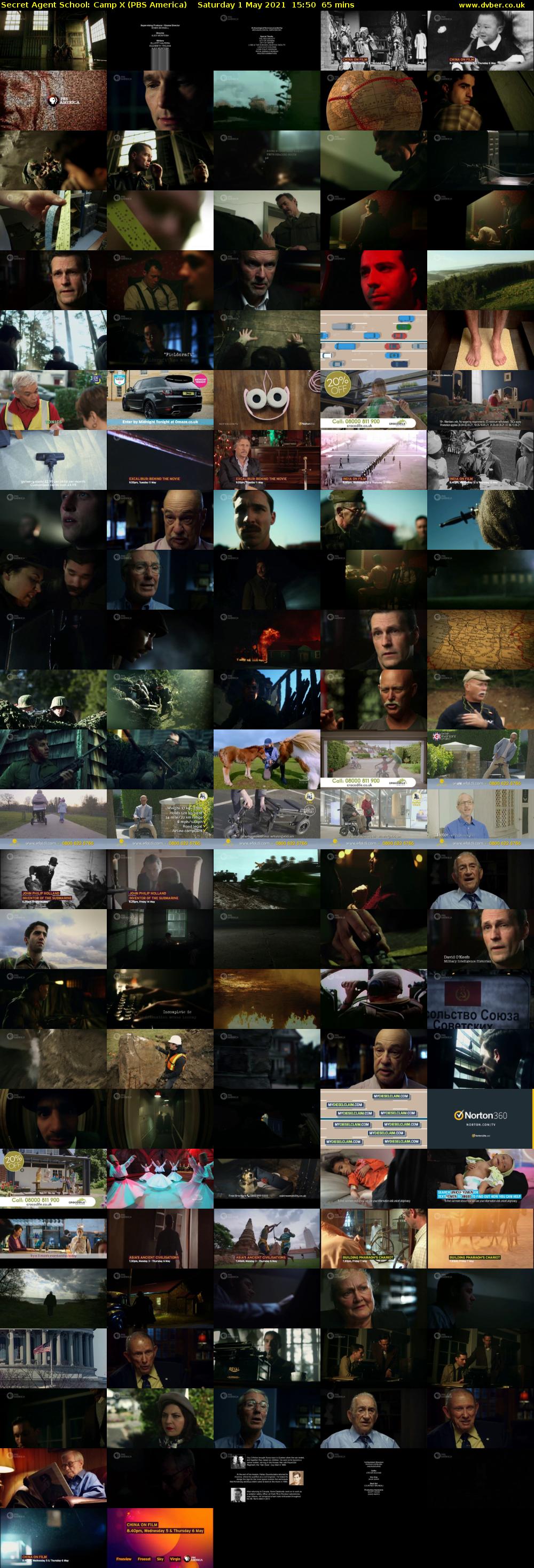 Secret Agent School: Camp X (PBS America) Saturday 1 May 2021 15:50 - 16:55