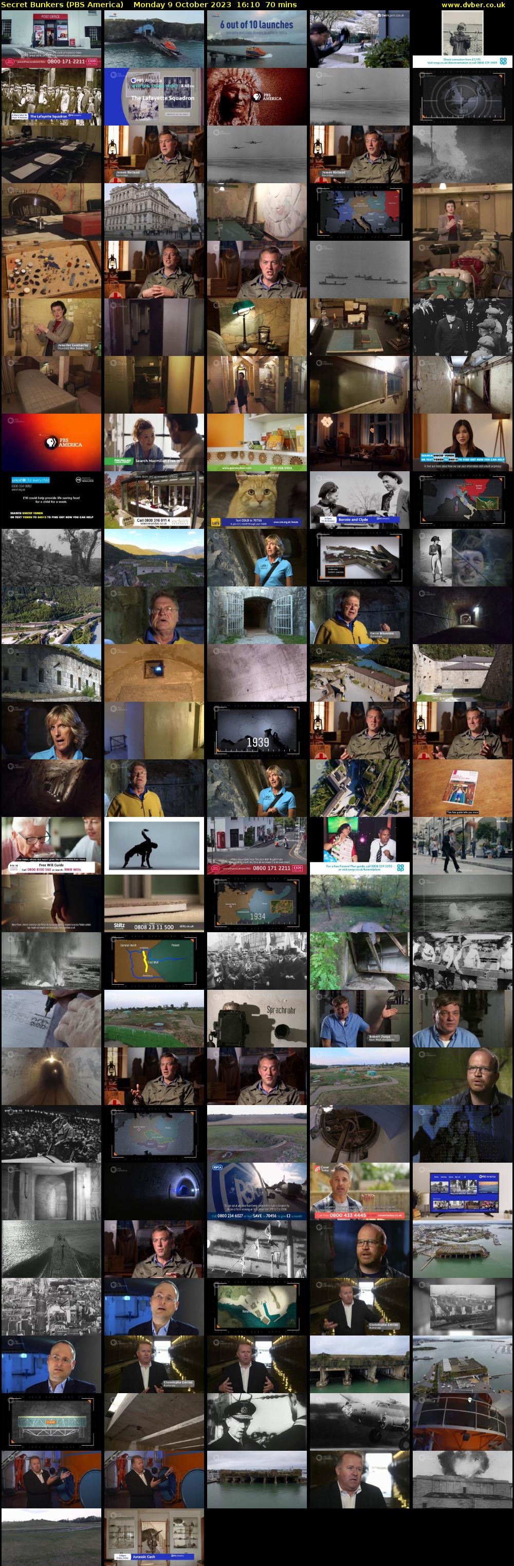 Secret Bunkers (PBS America) Monday 9 October 2023 16:10 - 17:20