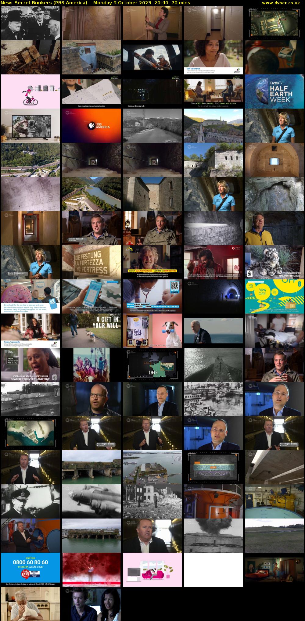 Secret Bunkers (PBS America) Monday 9 October 2023 20:40 - 21:50