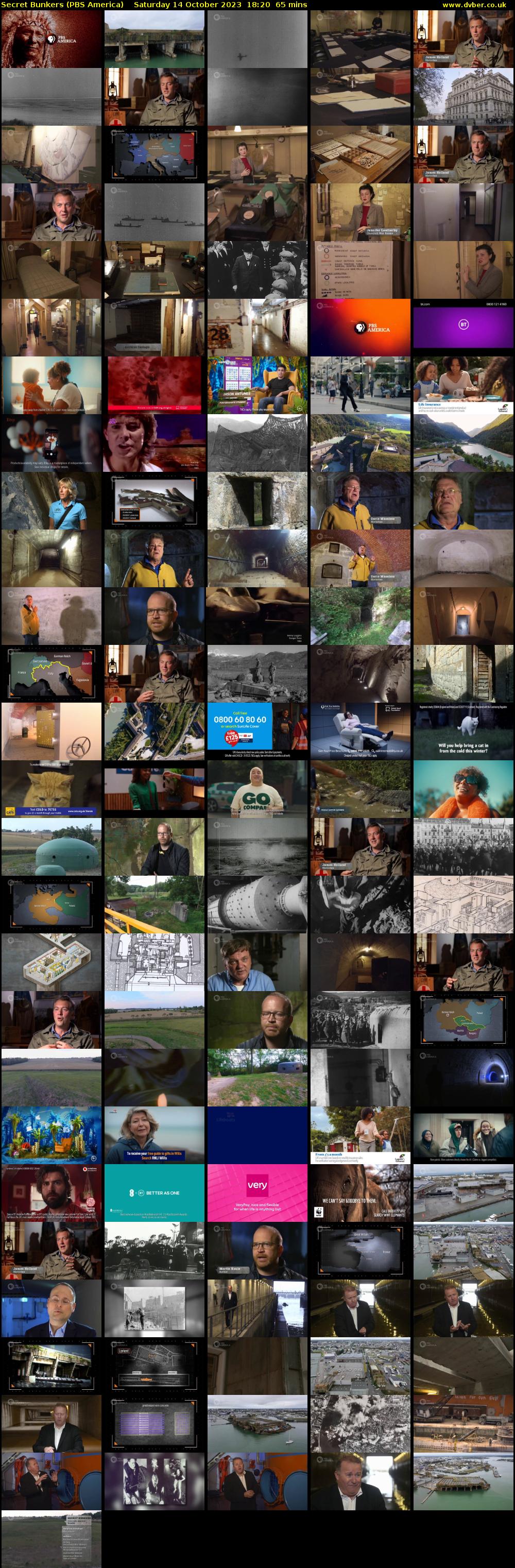 Secret Bunkers (PBS America) Saturday 14 October 2023 18:20 - 19:25