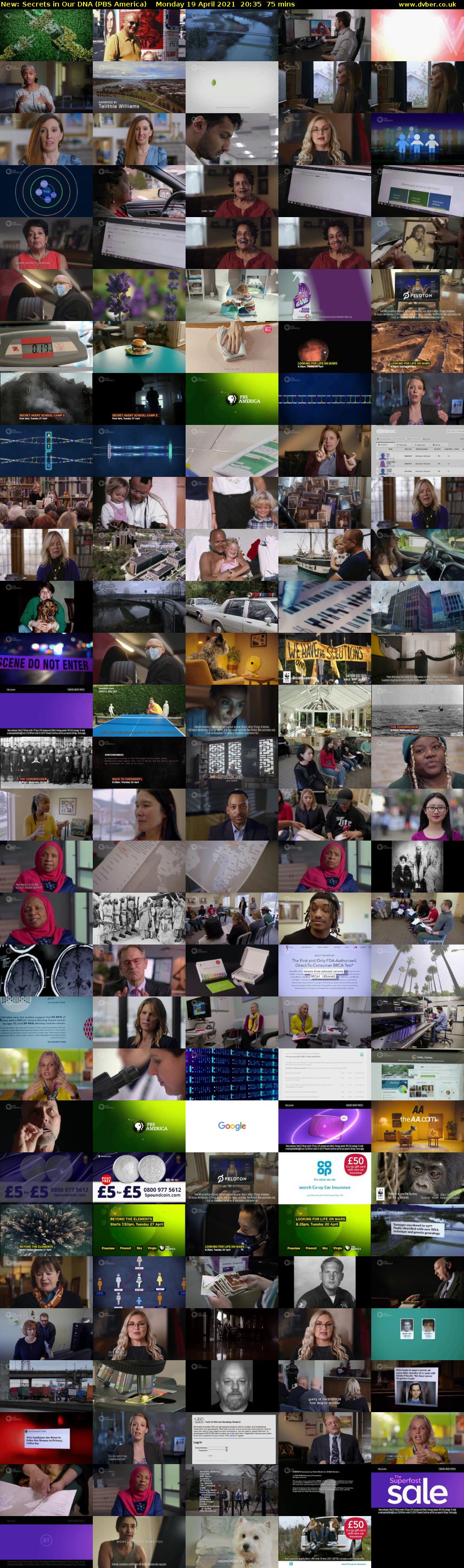 Secrets in Our DNA (PBS America) Monday 19 April 2021 20:35 - 21:50