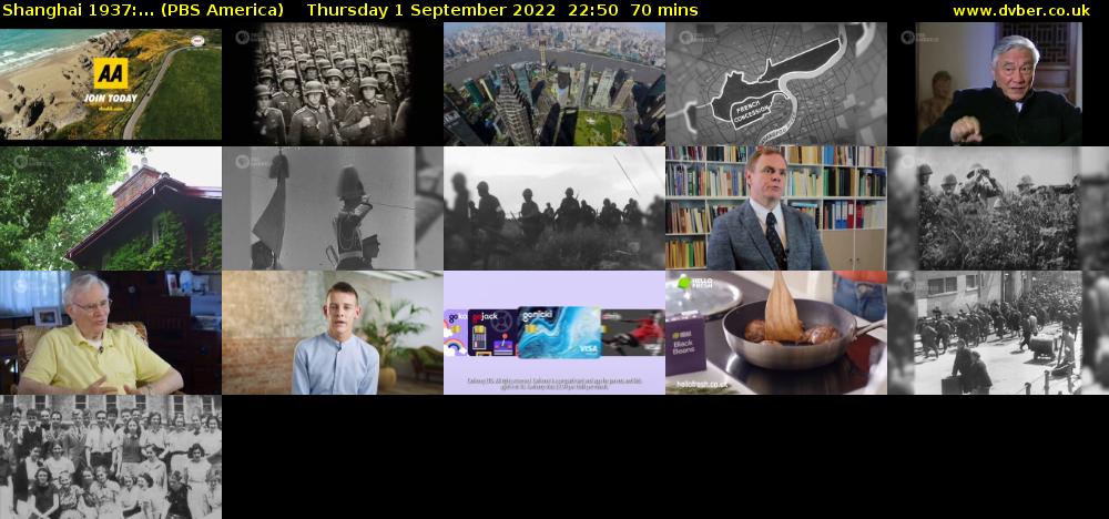 Shanghai 1937:... (PBS America) Thursday 1 September 2022 22:50 - 00:00