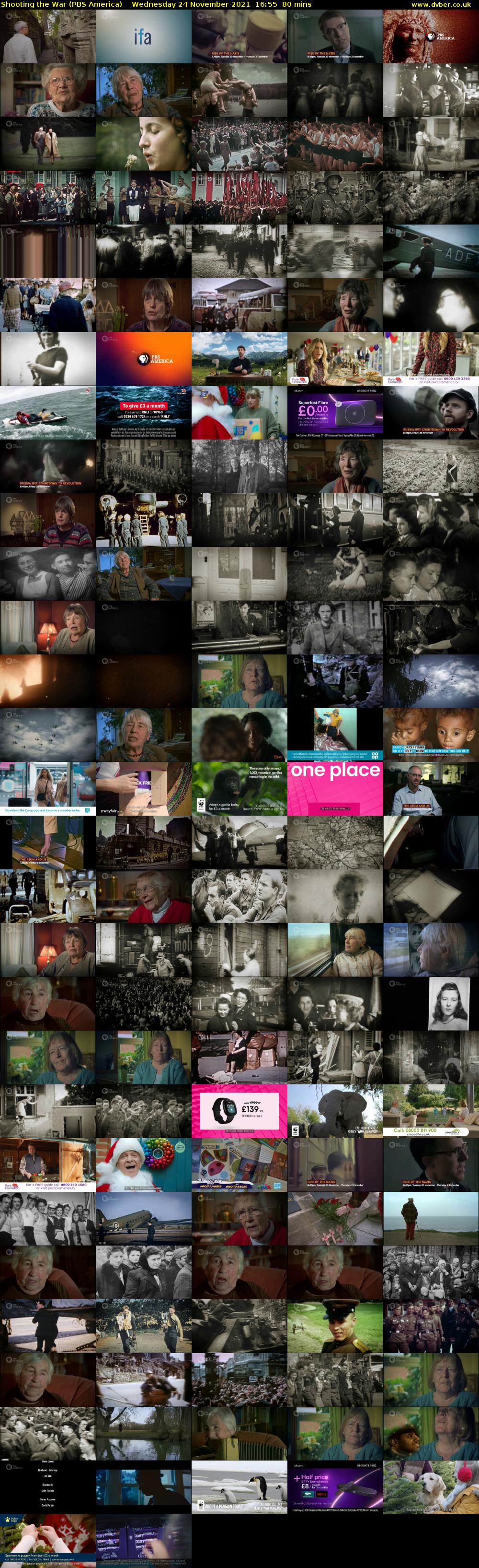 Shooting the War (PBS America) Wednesday 24 November 2021 16:55 - 18:15