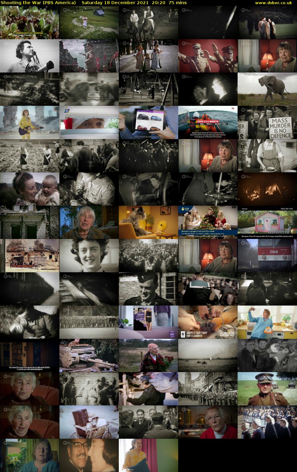 Shooting the War (PBS America) Saturday 18 December 2021 20:20 - 21:35