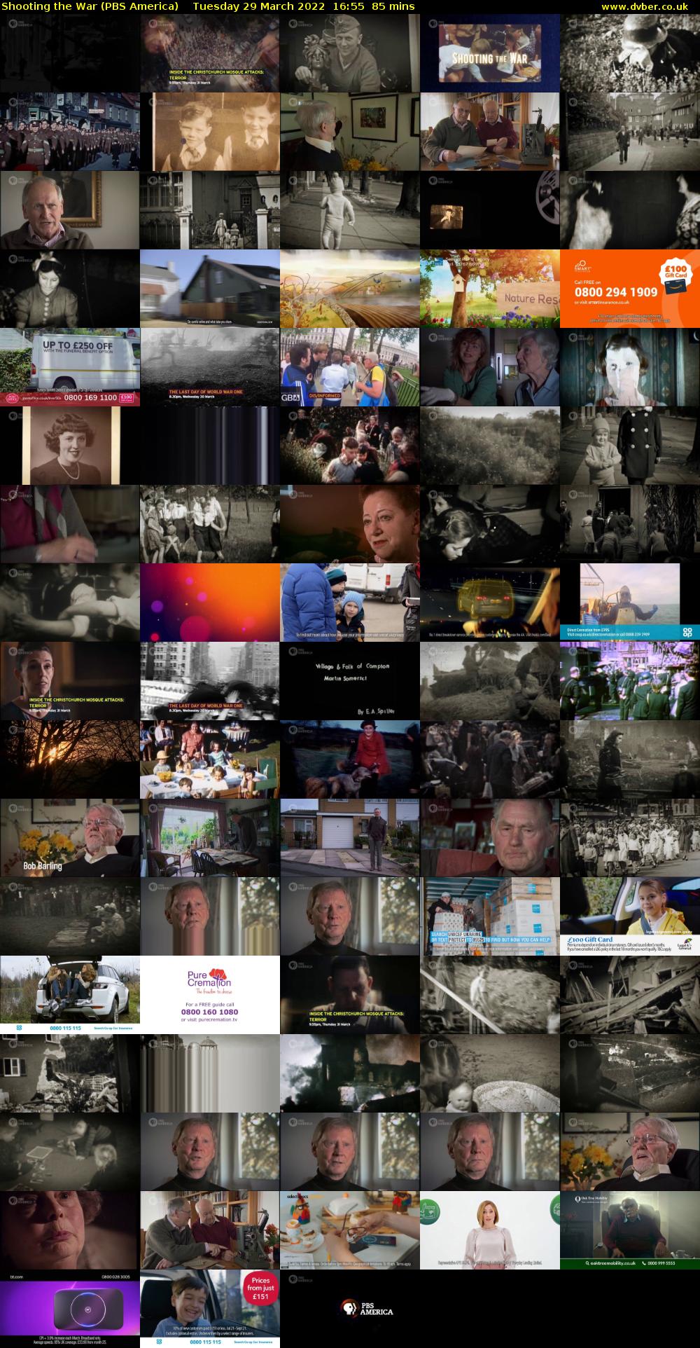 Shooting the War (PBS America) Tuesday 29 March 2022 16:55 - 18:20