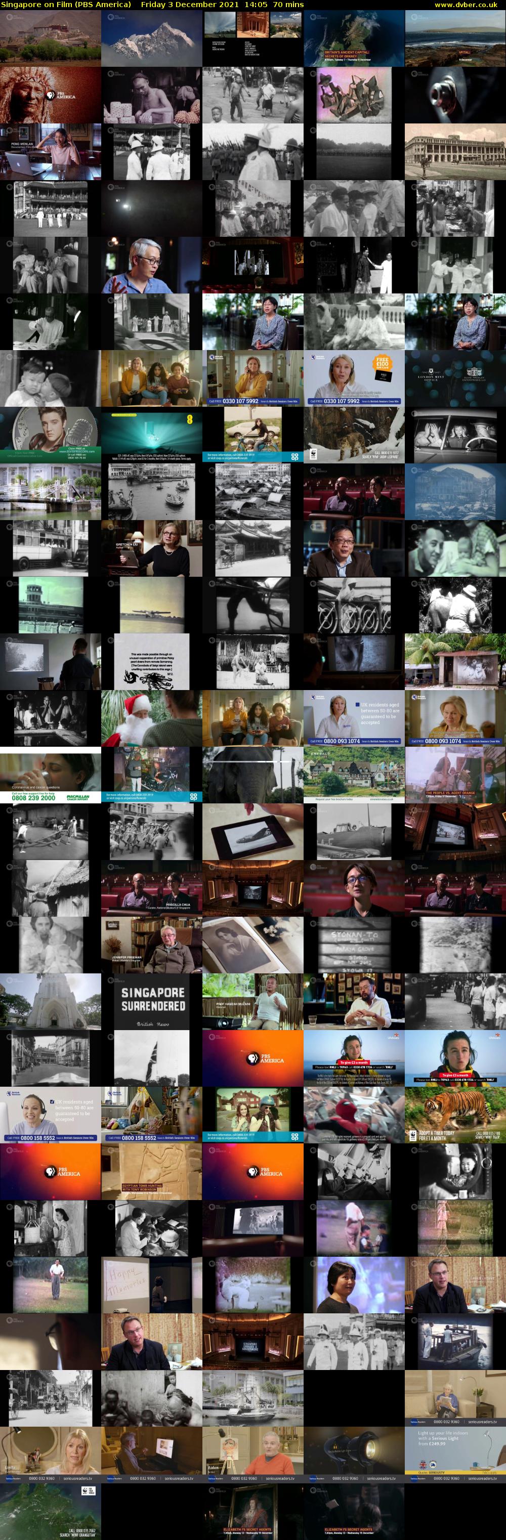Singapore on Film (PBS America) Friday 3 December 2021 14:05 - 15:15