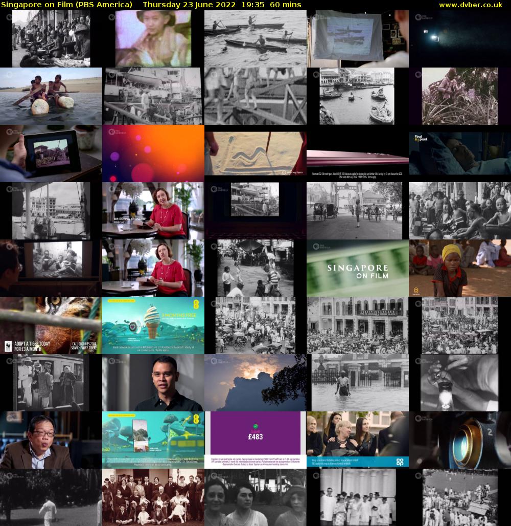 Singapore on Film (PBS America) Thursday 23 June 2022 19:35 - 20:35