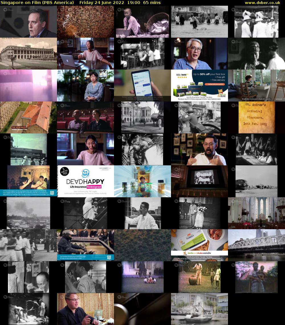 Singapore on Film (PBS America) Friday 24 June 2022 19:00 - 20:05