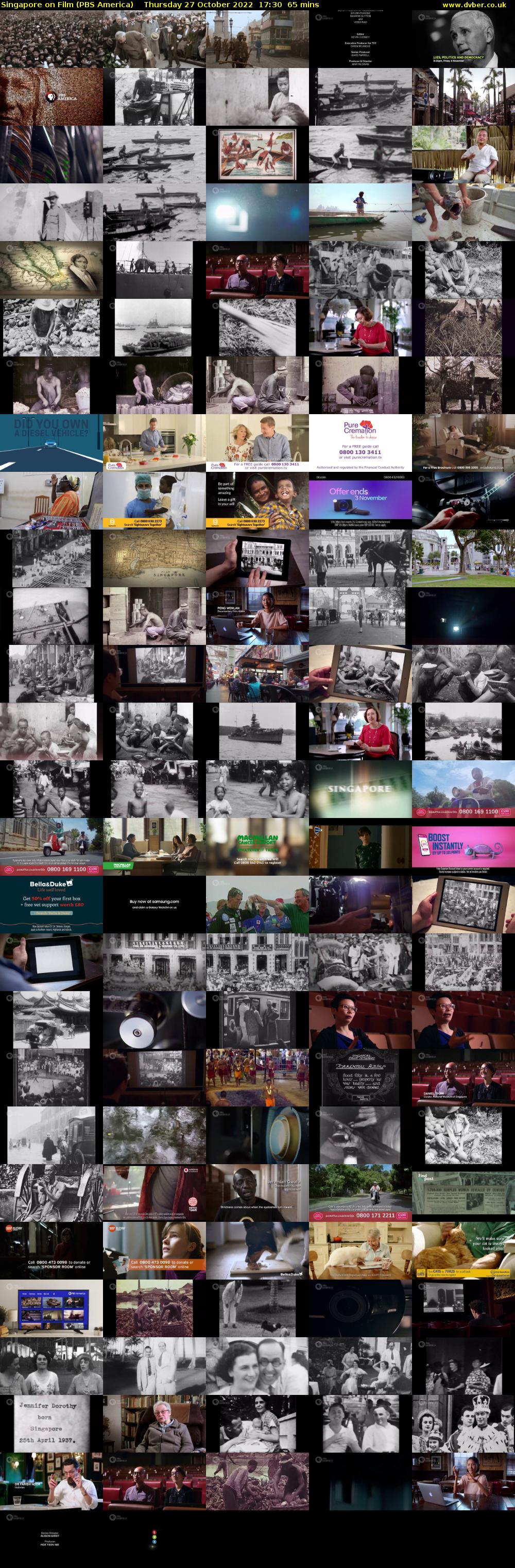 Singapore on Film (PBS America) Thursday 27 October 2022 17:30 - 18:35