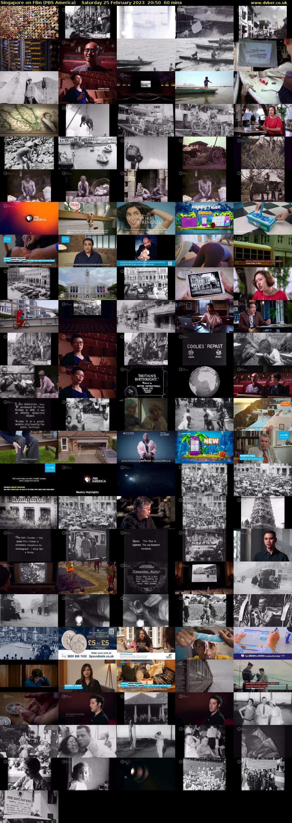 Singapore on Film (PBS America) Saturday 25 February 2023 20:50 - 21:50