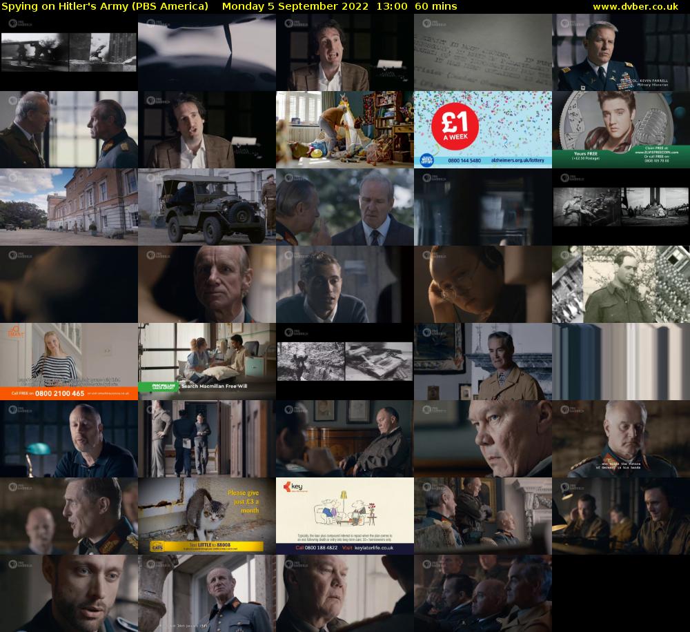 Spying on Hitler's Army (PBS America) Monday 5 September 2022 13:00 - 14:00