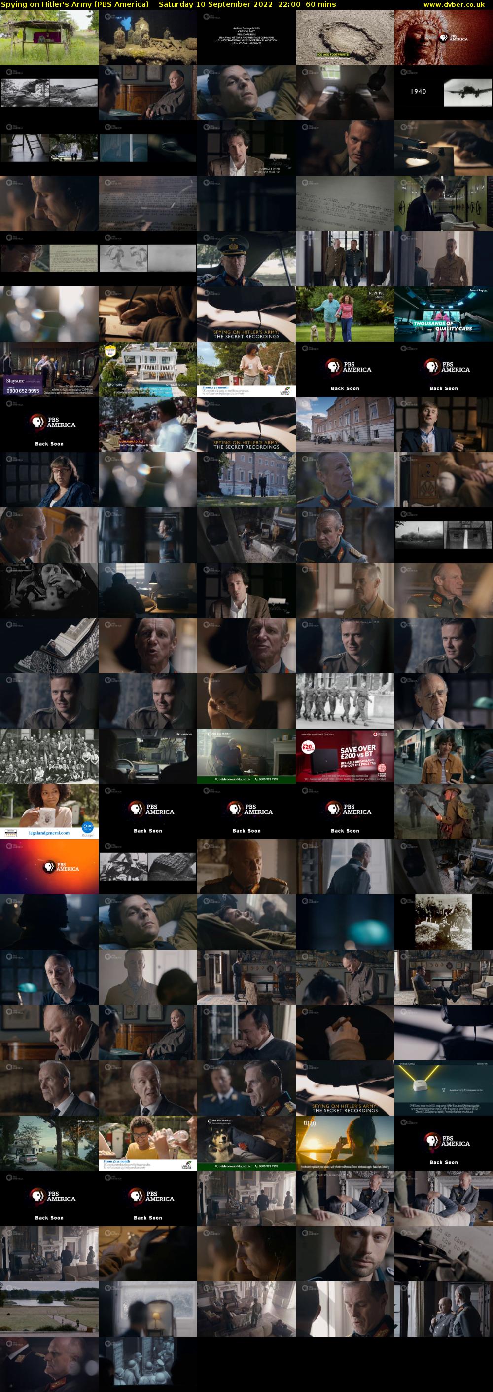Spying on Hitler's Army (PBS America) Saturday 10 September 2022 22:00 - 23:00