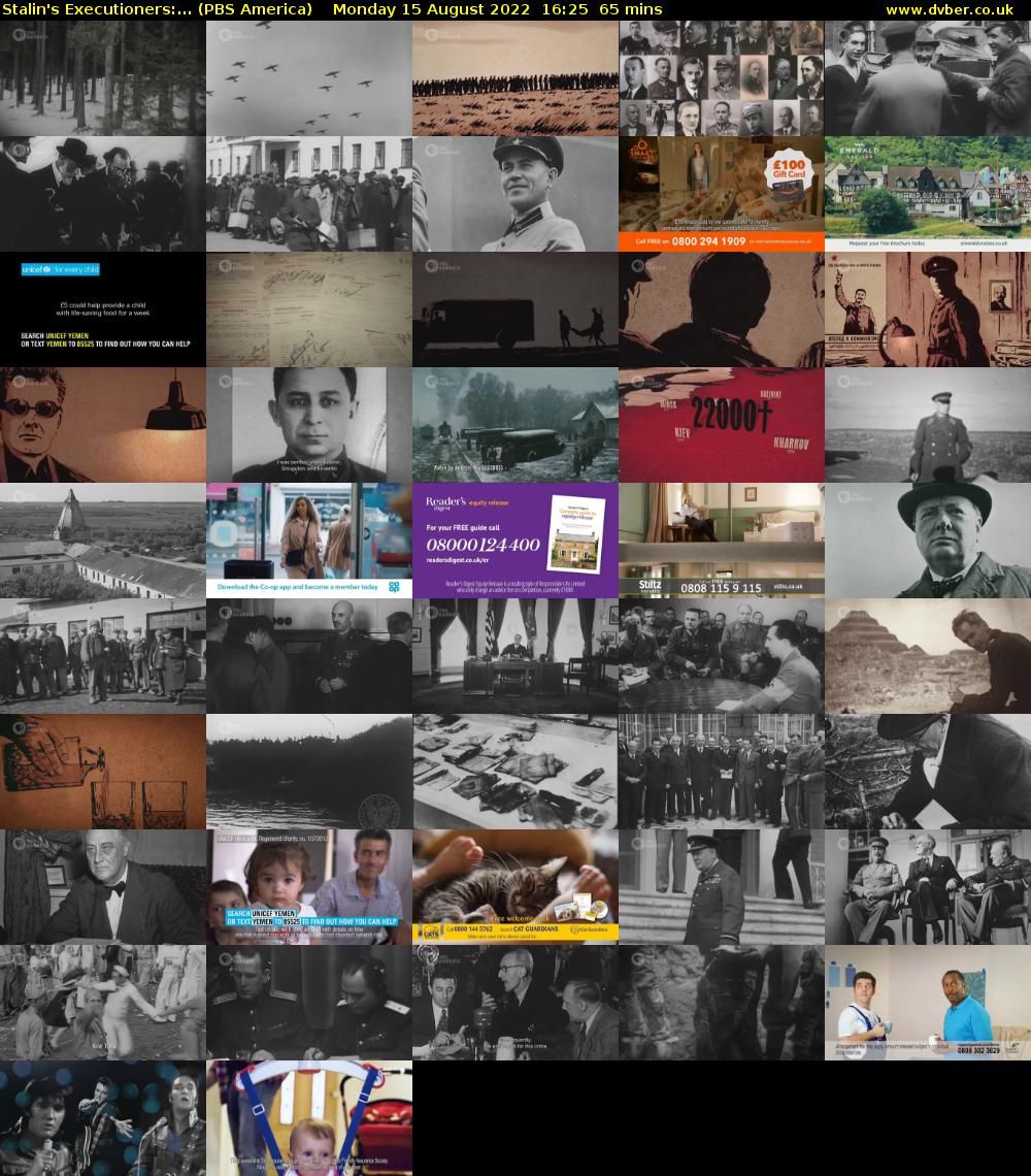 Stalin's Executioners:... (PBS America) Monday 15 August 2022 16:25 - 17:30