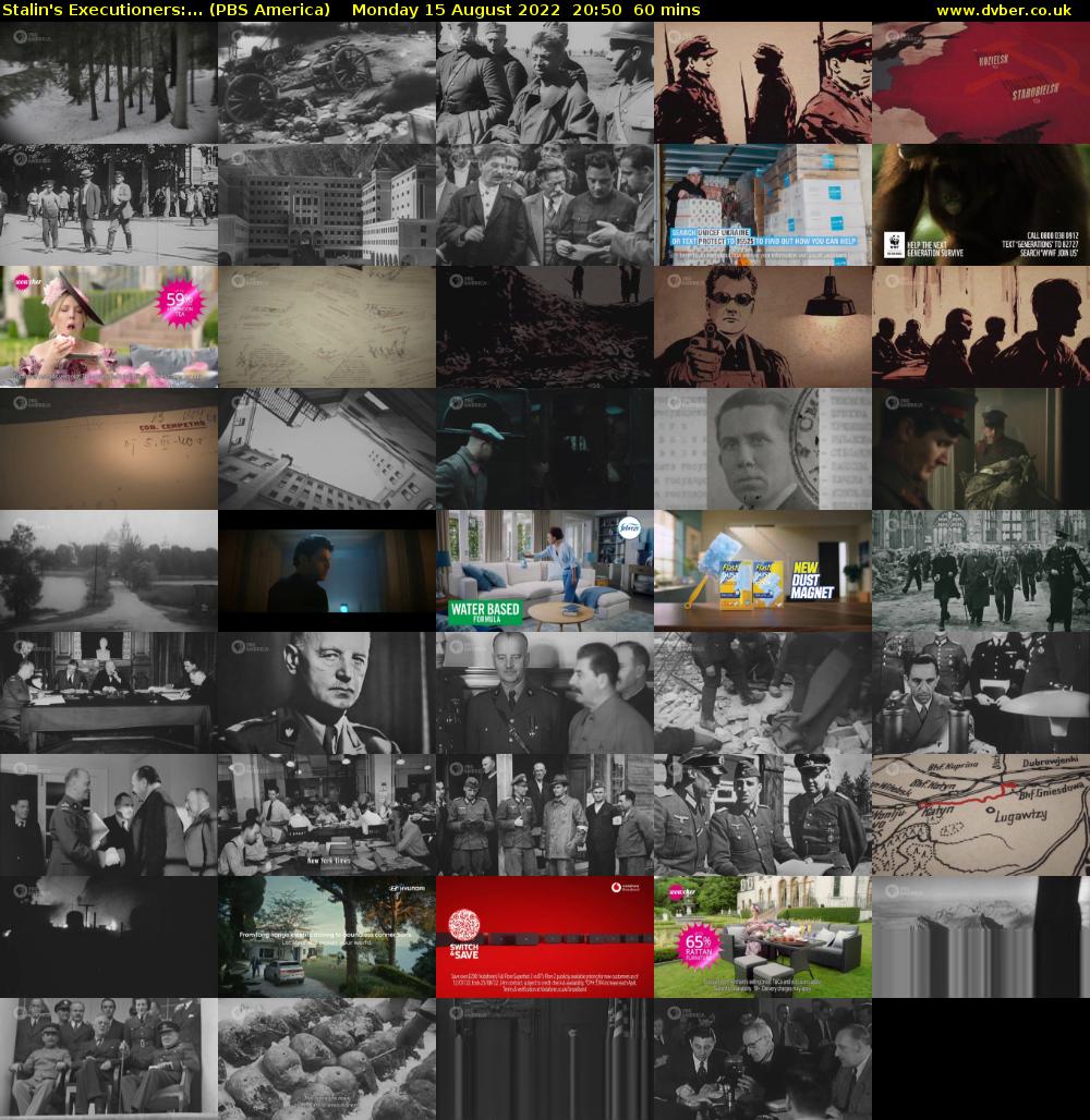 Stalin's Executioners:... (PBS America) Monday 15 August 2022 20:50 - 21:50
