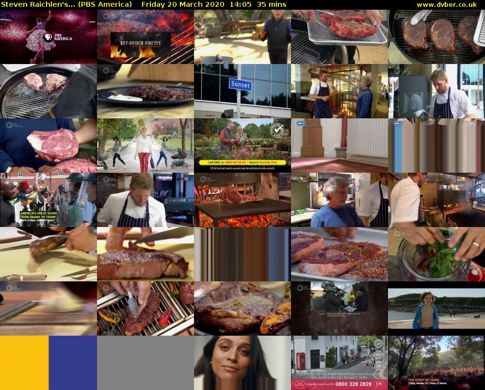Steven Raichlen's... (PBS America) Friday 20 March 2020 14:05 - 14:40
